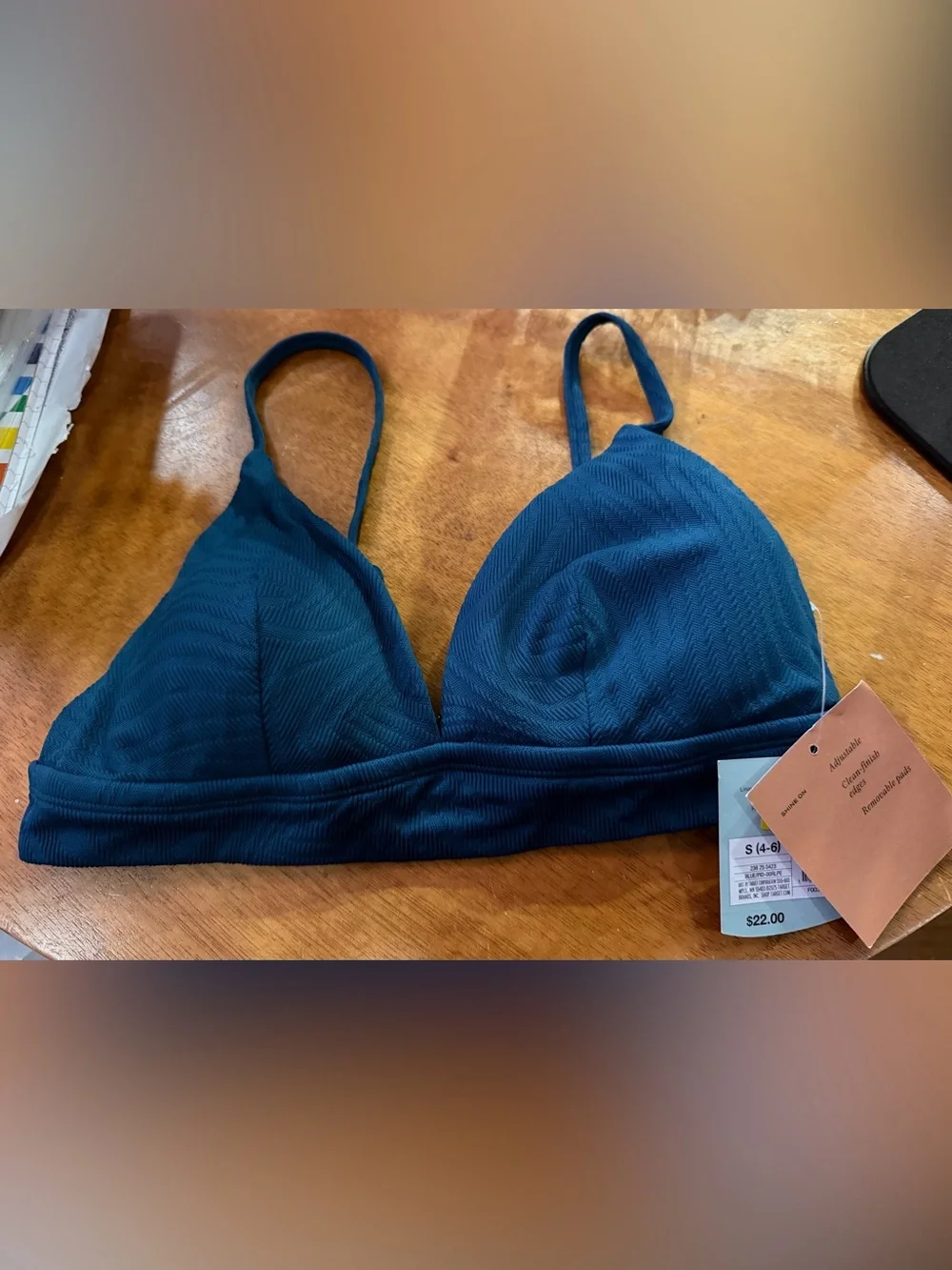 Swim top blue - Picture 1 of 1